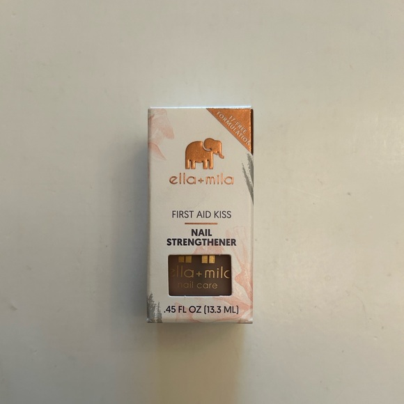 ella+mila Nail Care Nail Strengthener (First Aid Kiss) - 0.45 fl oz - Picture 1 of 6